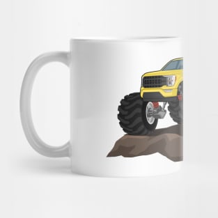 truck f150 offroad style yellow Mug